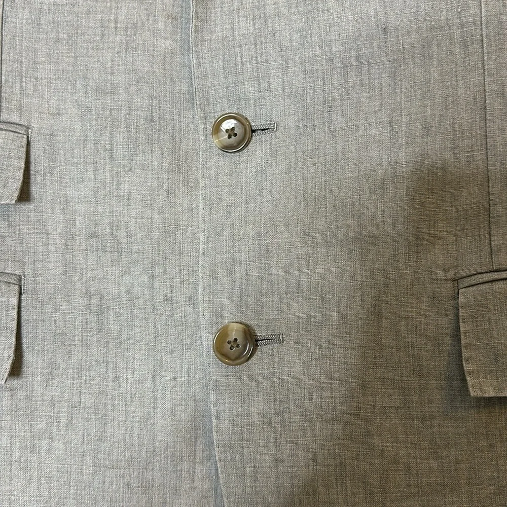 J. Crew Ludlow Ormezzano linen blend blazer Sz40R Grey